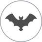 Unbugged pest control bats icon by Lancaster City Council