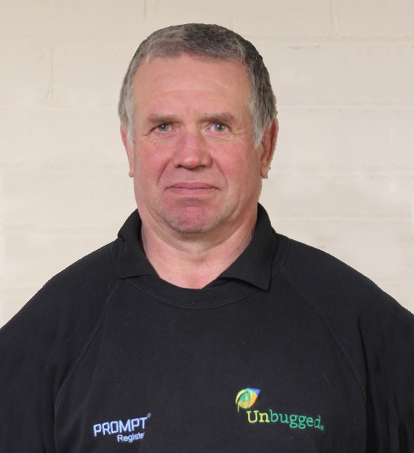 Mick, Pest Control Technician Unbugged pest control technician by Lancaster City Council